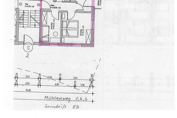 Mühlenweg 2 (WE 102) - Grundriss